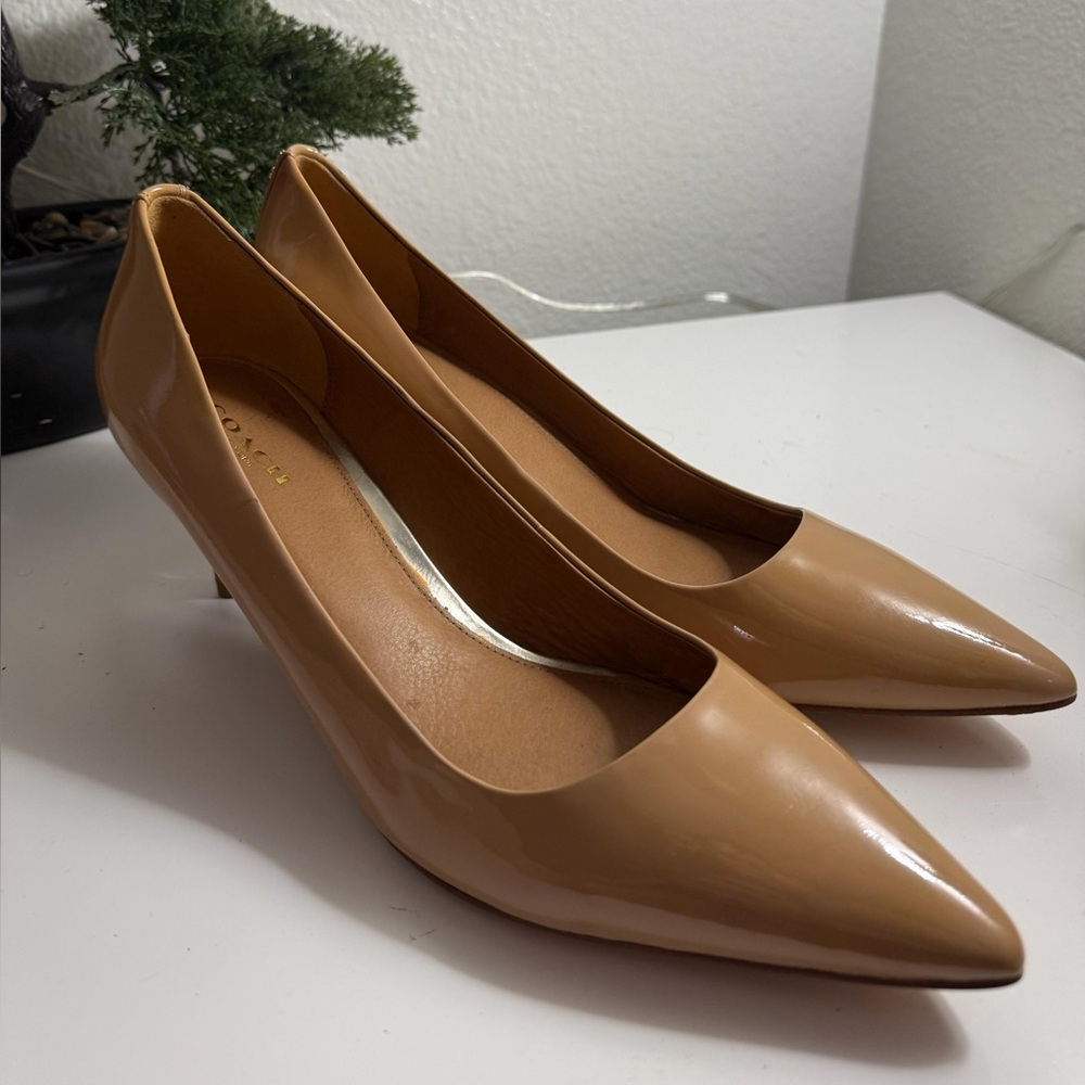 Coach Tan Women's Heels